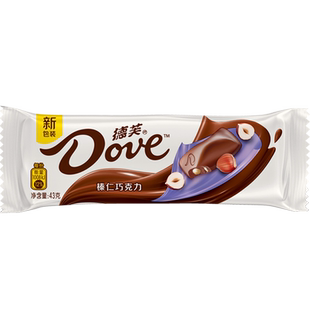 Dove/德芙榛仁巧克力80g×1块办公室休闲网红糖果吃货零食品小吃