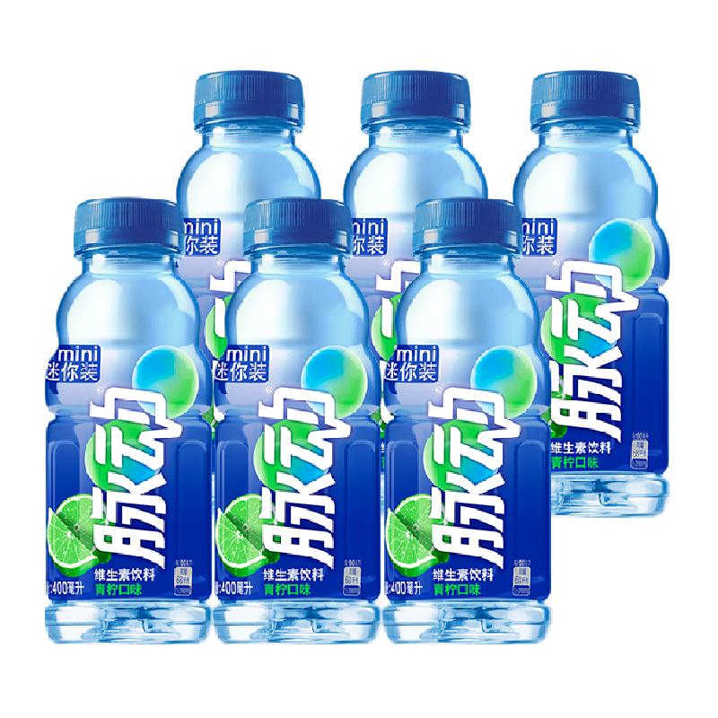 脉动青柠味维生素饮料400ml×6瓶