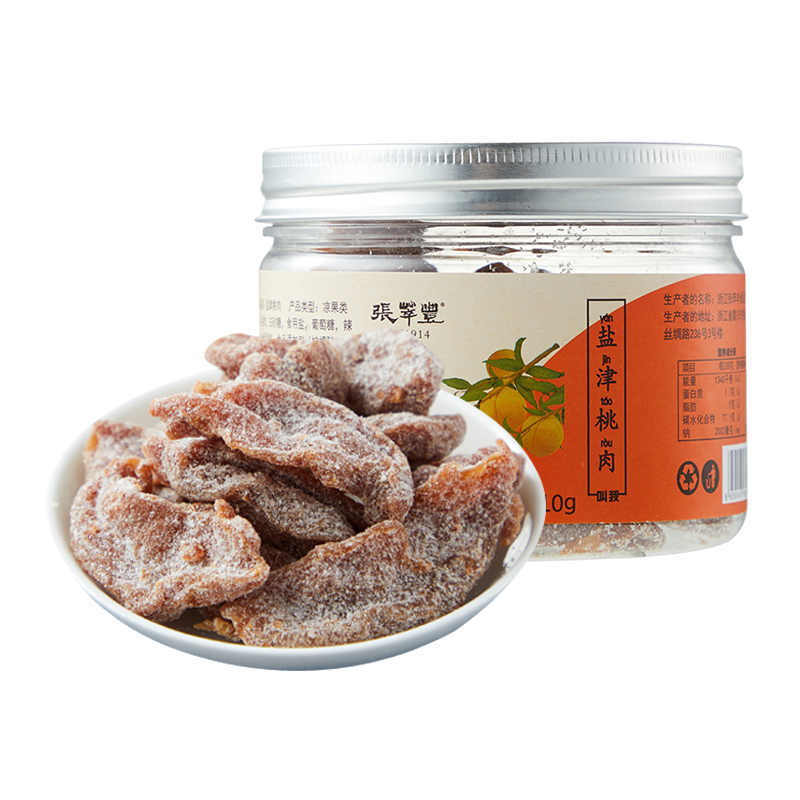 张萃丰盐津桃肉 110g/瓶