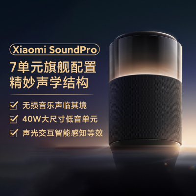小米AI立体声智能音箱SoundPro