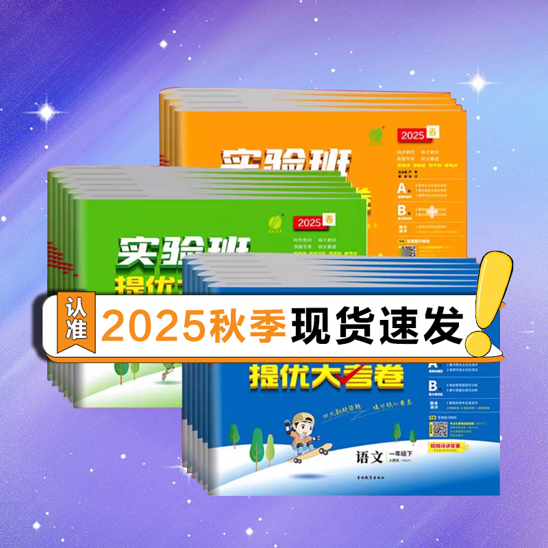 2025秋上册实验班提优大考卷