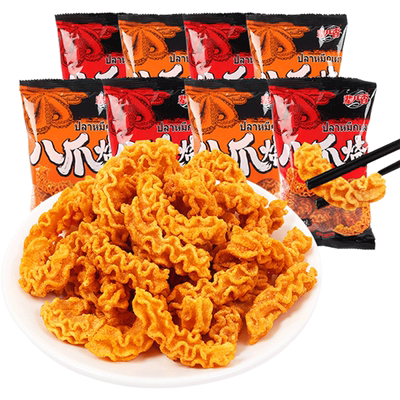 辈儿香八爪烧薯片零食