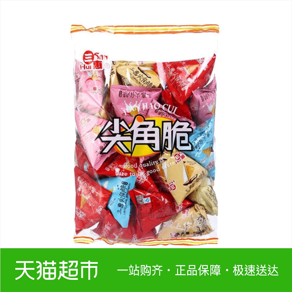 Èý»Ý¼â½Ç´à500g¹ø°ÍÊíÆ¬Êµ»ÝÀñ°ü¶à¿Úζ°ì¹«ÊÒÁãʳ·ÖÏí