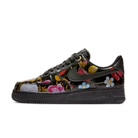 NIKE AIR FORCE 1 AF1 Không quân nối cà vạt số 1 nhuộm giày thể thao và giải trí của phụ nữ AO1017-002 - Dép / giày thường giày thể thao trắng