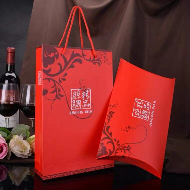 丝巾空盒围巾袋手提袋丝绸礼品包装盒宝盒套装