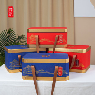 盒礼品盒海鲜大闸蟹燕窝佛跳墙冬虫夏草冷藏箱空盒 即食海参包装