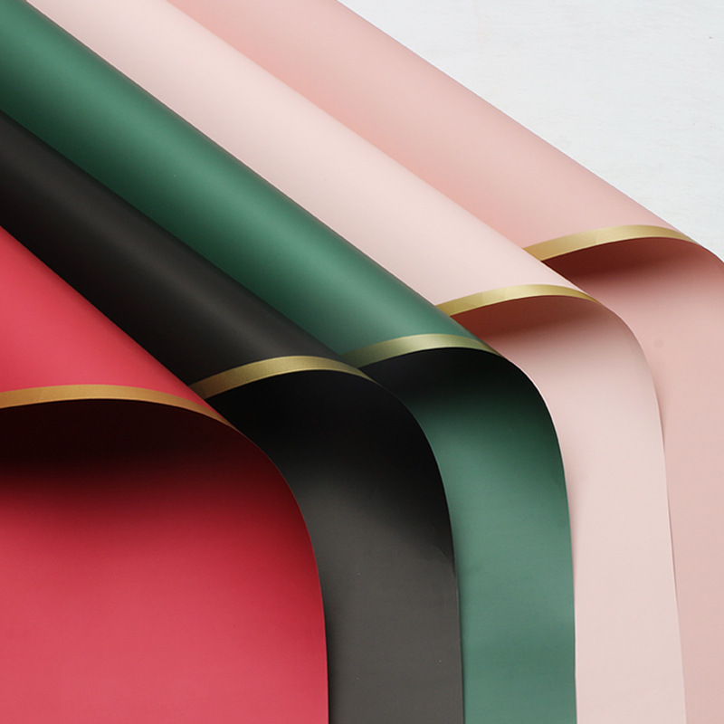 璀璨辛西娅相遇金边鲜花包装纸塑