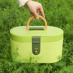 现货手提伴手礼盒皮质企业送礼粽子青团包装盒空盒