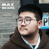 145mm超轻纯钛方框眼镜黑色小框近视可配度数复古眼睛框镜架男女