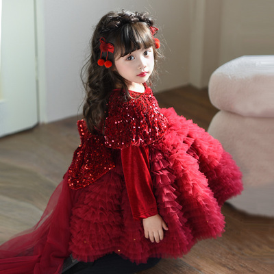 原创正版现货秋冬西班牙蓬蓬裙