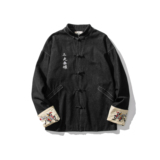 20秋冬新款大码牛仔外套风刺绣情侣休闲夹克bf唐装JK17/P155，男装工装外套，电商A221A