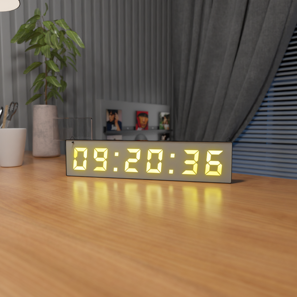 GPS自动对时数字时钟电子钟倒正计时天数+小时直播教室家用北走牌,智能设备,其他智能设备,淘宝优惠券,粉丝福利购,淘宝优惠卷
