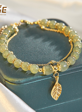 设计感手串ins和田玉女