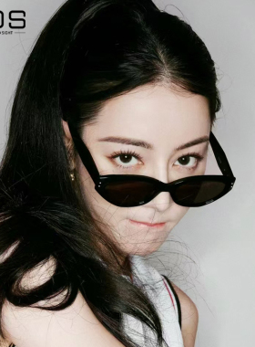 猫眼墨镜女款gm复古高级感防紫外线太阳镜2025新款可折叠偏光夏日