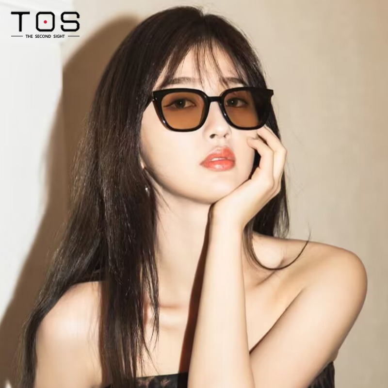 TOS防紫外线茶色男女墨镜