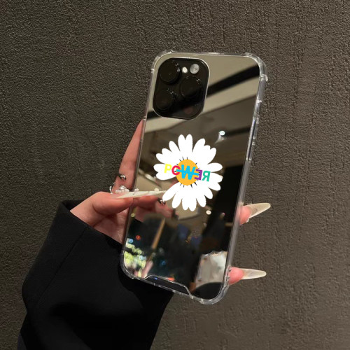 权志龙POWER适用iPhone14苹果15手机壳16ProMax荣耀100华为Mate60小雏菊 GD镜面X100创意90补妆oppo软vivoP70