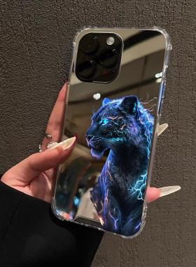玄虎适用iPhone15苹果14手机壳16ProMax荣耀100Pro霸气华为Mate60创意镜面P70补妆oppo个性vivo高级感奢华X软