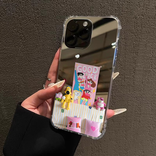 Good Luck苹果适用iPhone17苹果15手机壳16ProMax荣耀90小新14华为Mate70Pro镜面子好运P80公仔oppo小米viv女