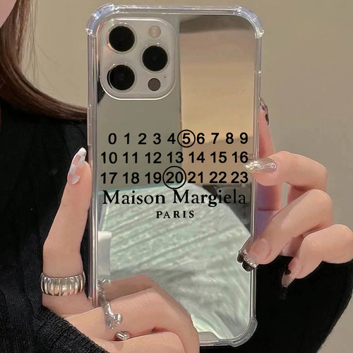 简约适用iPhone17苹果16ProMax手机壳15荣耀100Pro华为Mate60大牌40镜面X100补妆80简约70创意90英文OPPOVIVO