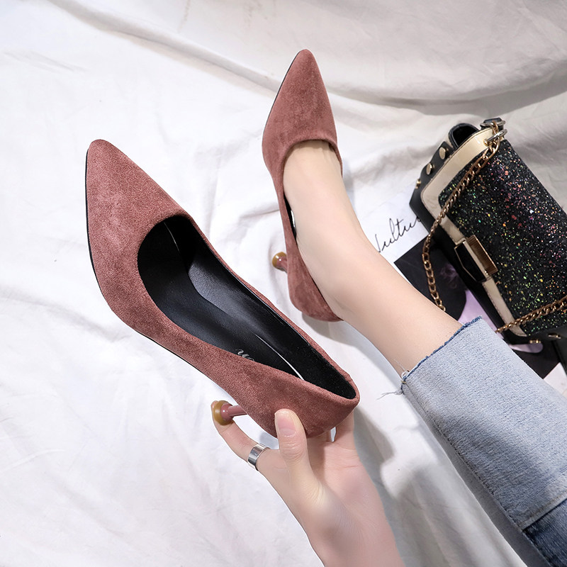 33-43 Large Single shoes High-heeled shoes Stiletto shoes student Korean Edition spring and autumn black Occupation Work shoesin the Women's Shoes, Low shoes  category - from Buy2taobao.com to provide professional Taobao agent buy service