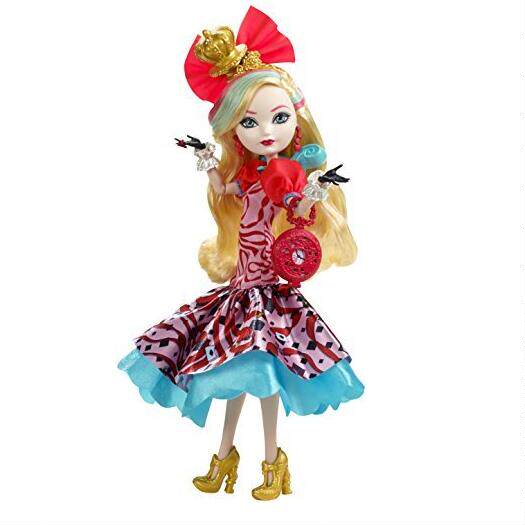 代购美国正版ever after high怪物高中白苹果王后礼服芭比娃娃