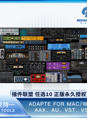 正版插件联盟 任选10个 正版永 久授权  plugin alliance