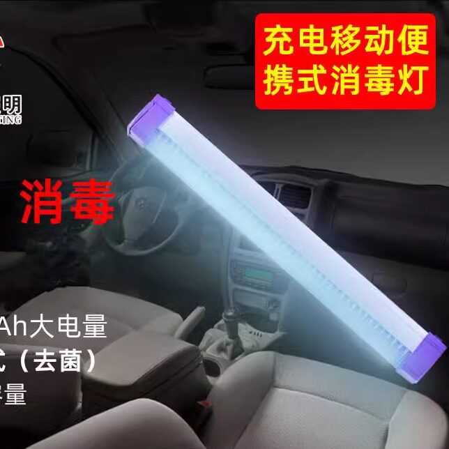 日本进口手持式紫外线消毒灯车载杀菌灯家用除螨衣柜灭菌消毒灯管