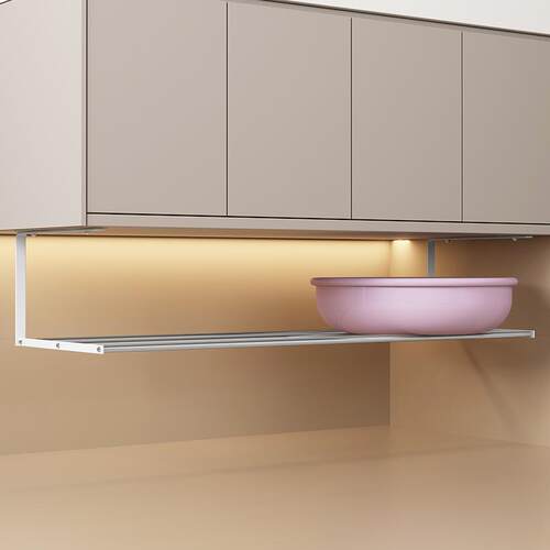 日本精工浴室柜下洗脸盆收纳置物架伸缩不锈钢免打孔盆子下挂架