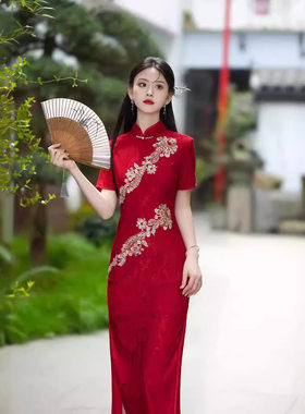 一珂锦绣女装懿菲奥黛2026新款锦绣依人徐之行年轻新中式绝美旗袍