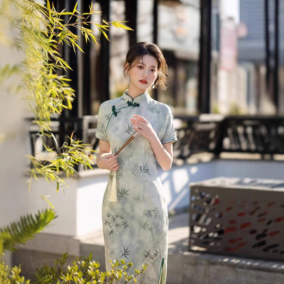 一珂锦绣女装懿菲奥黛2026新款锦绣依人徐之行年轻新中式绝美旗袍