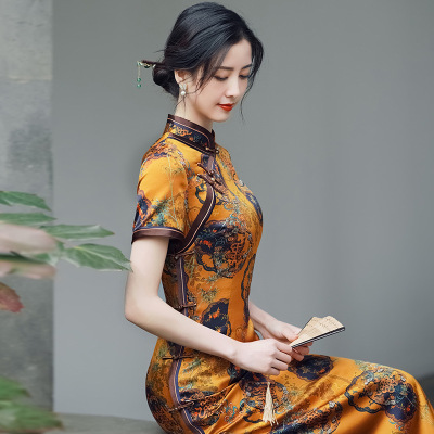 娘子写江南絮一珂锦绣限时赏味凤禧半枫崔万志官方旗舰店女装旗袍