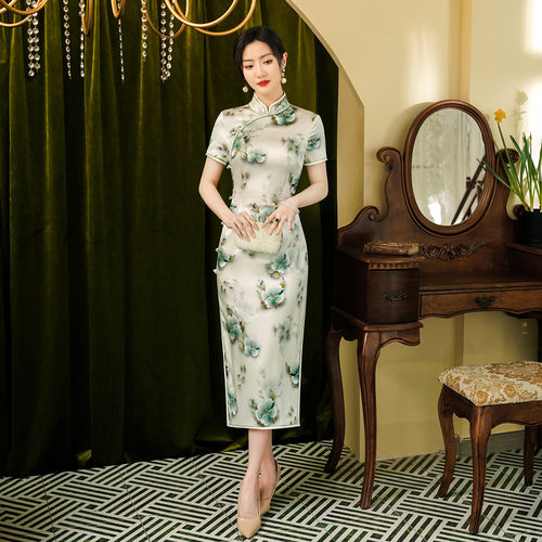 织布鸟女装名兰世家2026新款忆花寻茉希凤翔歌壹美佳人旗袍裙正品