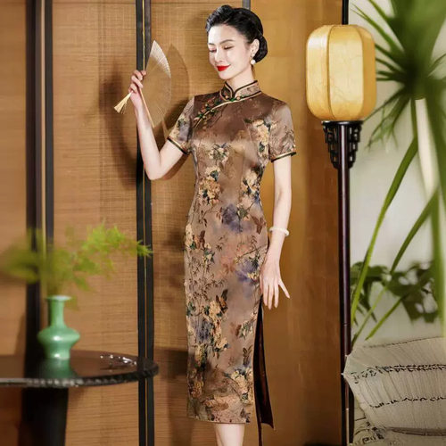 名兰世家2026新款千子小姐凤知恋崔万志满庭芳官方旗舰店妈妈旗袍