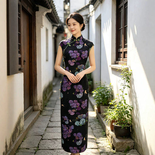 织布鸟女装名兰世家2026新款四小姐茉希梦至超壹美佳人旗袍裙正品