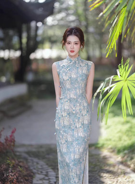 逸红颜女装懿菲2026新款江南絮风吟右舍徐之行年轻新中式绝美旗袍
