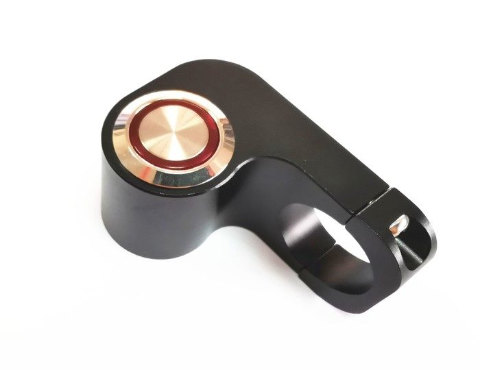 新款铝合金手把开关 改装加装车把防水开关 摩托大灯断电开关