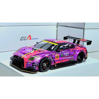 GL RACING电镀宽体GT-R35车壳 蚊车98MM轴距 DZ01 MINI-Z适用
