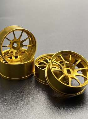 MINI-Z蚊车AWDMA020 030 ATM DRZ BZ3 GLA GLD用金色轮毂Z-10G