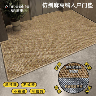 入户门地垫家用高级进门除尘脚垫客厅门口玄关防滑耐脏地毯可定制