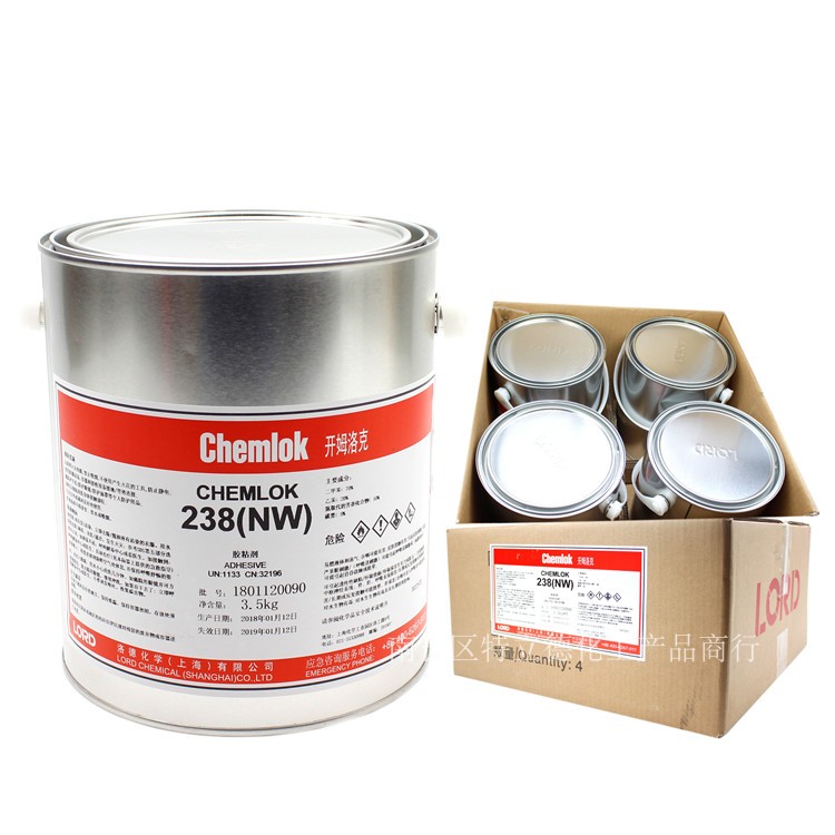 洛德开姆洛克chemlok 橡胶与基材热硫化粘接胶粘剂CH238(NW)3.5kg