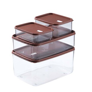 工作餐备餐盒 | 净菜冷藏盒 PP盒带盖冰箱收纳盒 蔬菜水果保鲜盒