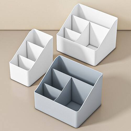 桌面收纳盒创意简约办公室杂物收纳文具收纳客厅遥控器收纳盒