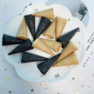 原味冰淇淋蛋筒脆皮家用甜筒架冰激凌 diy蛋糕装饰烘焙托脆筒