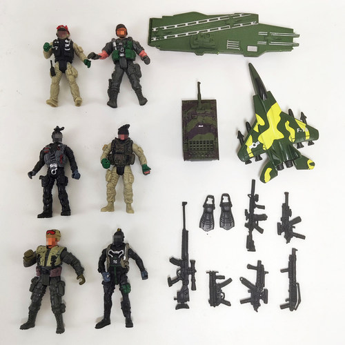 士兵航母战斗机科技迷蛋糕装饰