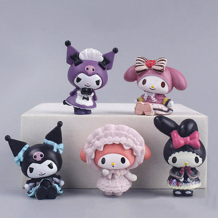 美乐蒂蛋糕摆件库洛米玉桂狗生日HelloKitty三丽鸥装饰烘焙插件