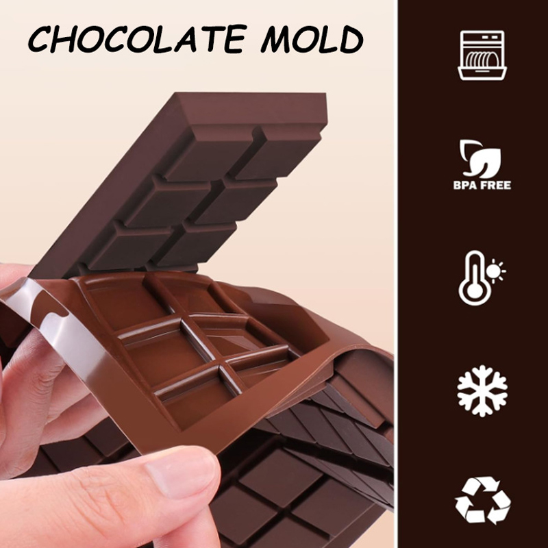 迪拜夹心巧克力模具厚长方形