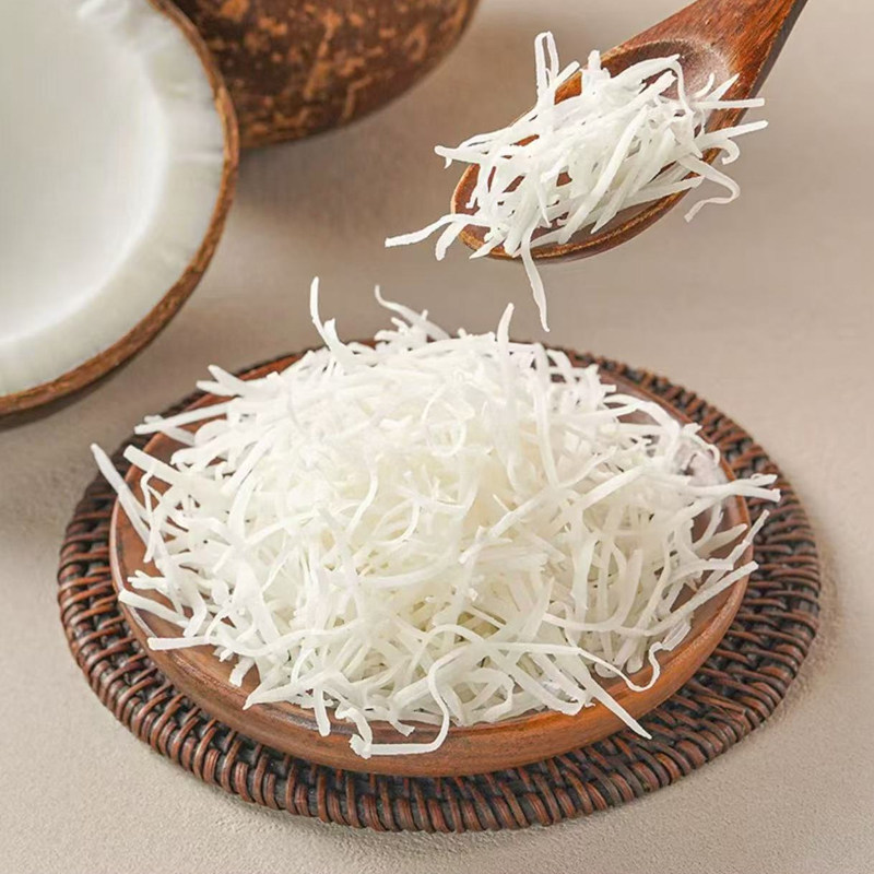 展艺椰丝条烘焙专用 椰子条 椰蓉馅料 泡鲁达 甜品 蛋糕 面包装饰