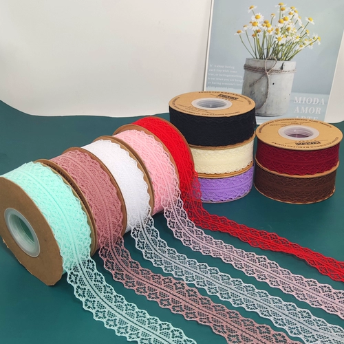 3 см Полая кружевная лента торт декоративная лента лента лента Упаковка с черным вином Красный рис белый