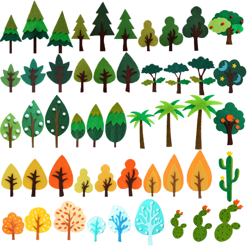 森林系小树蛋糕装饰插件