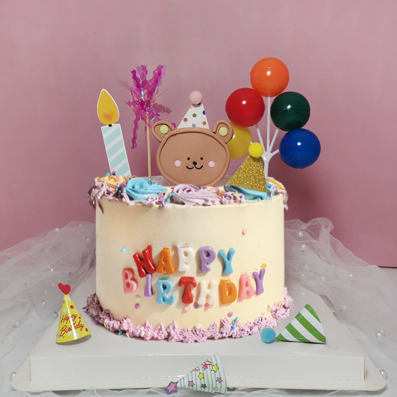 七夕情人节蛋糕装饰插件复古软陶